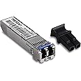 TRENDnet SFP to RJ45 100Base-FX Multi-Mode LC Module, TE100-MGBFX, Compatible with Mini-GBIC, Supports 1310 nm, Up to 155 Mbps, Hot-Pluggable, Up to 2 Km (1.2 Miles), Lifetime Protection