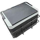 Evolution Golf Cart Cooler with Mounting Bracket - Fit for D5 Ranger &amp; D5 Maverick - Heavy Duty Cooler Basket Kit for Secure Storage - Portable Cooling Ice Chest for Golf Cart Use | Black