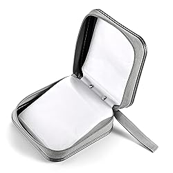 LIOVODE DVD Case, 48 Capacity CD Case Portable CD