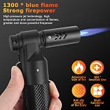 CTDMJ Kitchen Blow Torch Butane Lighter Big Jet Flame Refillable Portable view 2