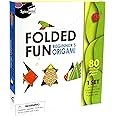 Fun With: Folded Fun - Beginner's Origami - Activity Set to Learn Origami, 80 Sheets of Origami Paper, 20 Googly Eyes, DIY Arts & Crafts, Kids Ages 8+