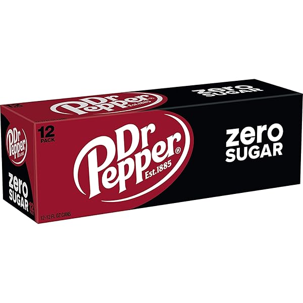 DR PEPPER ZERO SUGAR – 12 OZ, 12 PK