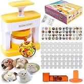 SolaceShine Button Maker Machine, 55mm(2.16inch) DIY Button Parts DIY Pin Badge Press Machine New with 48PCS Button Makersupplies for Pin Maker Christmas, Birthday, Thanksgiving, Valentine's Day Gift