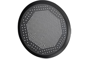 Beasea Pizza Pan 12 Inch, Pizza Pan with Holes Perforated Pizza Tray Aluminum Alloy Round Pizza Crisper Pans Oven Baking Pizza Bakeware Pizza Baking Tray for Home Restaurant Kitchen