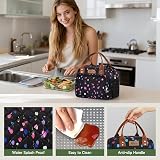 HOMESPON Insulated Lunch Bag for Women Men Colorful Dots 27x21x15 cm view 5
