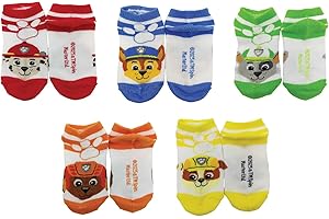 Paw Patrol Characters 5 Pack Toddler Crew Socks