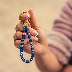 Made by Nami Boho Keychain with Gold Keyring for