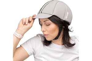 Ribcap Hardy Medical Grade Protective Helmet | Platin | Soft Helmet for Epilepsy | Protective Helmet for Seizures | Fashionable and No Stigma