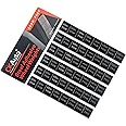 CKAuto 1/4oz, 48pcs, Black, Adhesive Stick on Wheel Weights, EasyPeel Type. Cars, Trucks, SUVs, Motorcycles, Low Profile, U.S