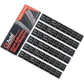 CKAuto 1/4oz, 48pcs, Black, Adhesive Stick on Wheel Weights, EasyPeel Type. Cars, Trucks, SUVs, Motorcycles, Low Profile, U.S