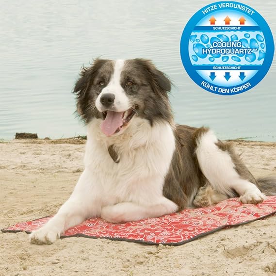 Aqua Coolkeeper Hunde Kühlmatte - Coolkeeper Red Western