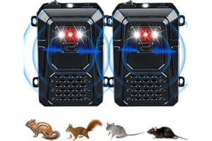 JAHY2TECH Car Rodent Repellent Ultrasonic Battery Operated Rodent Deterrent Under Hood Animal Repeller,Rat Deterrent for Car Engine,Rat Repellent for Car, Keeps Mice Squirrels Away from Vehicles Garages