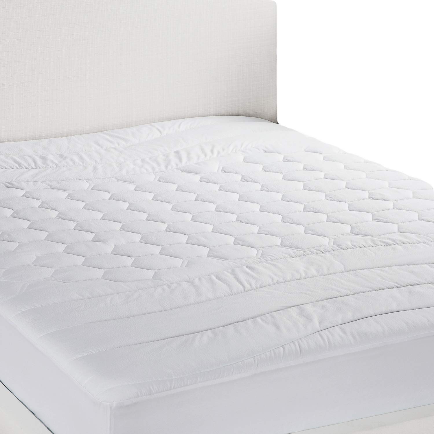 Amazoncom Bedsure Mattress Pad California King Size Hypoallergenic