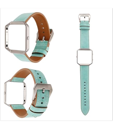 thumbnail image 2 of Leather Replacement Band For Fitbit Blaze – Adjustable Wrist Strap For Women & Girls (5.5-8.0 Inch, Brown) 2 of 10