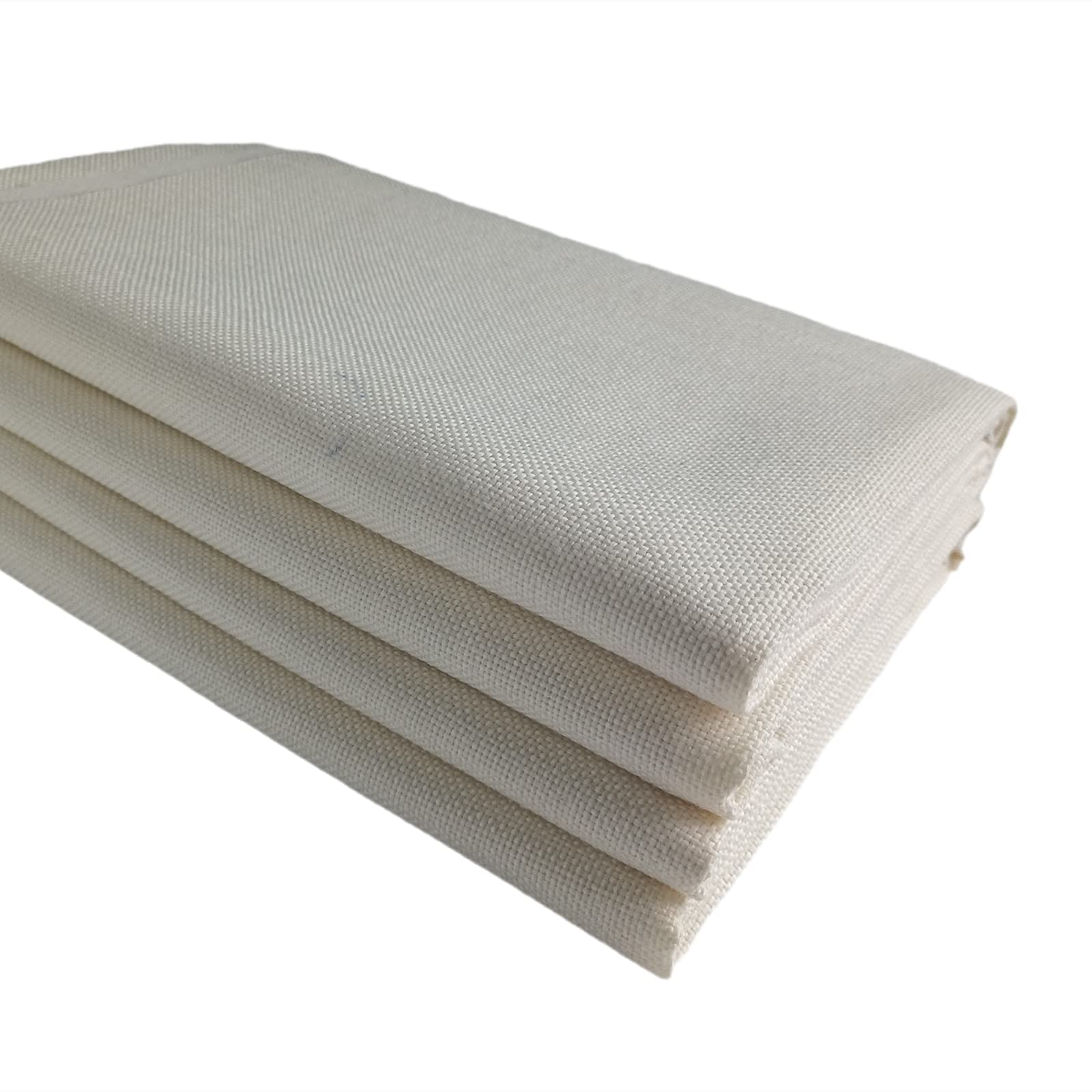 TinaKim Chair Upholstery Fabric Faux Linen Material for Sofa Couch Seat Cover Replace (Cream 2, 3 Yard (57x 108 inch)) — image 1