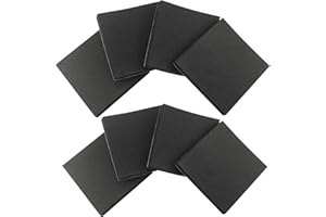 VUAOHIY Foam Sheets with Adhesive Backing Padding Neoprene Rubber Mat Closed Cell Sheet Anti-Slip Insulation Rubber Anti Vibration Square Pad (6" x 6" x 1/2", 8 Pcs)