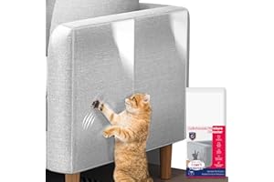 【NO PINS】 Eosarcu Cat Scratch Furniture Protector-16 Pack Single Side Couch Protector from Cat Claws, Premium Cat Couch Protector with Strong Stickiness, Anti Scratch Furniture Protector