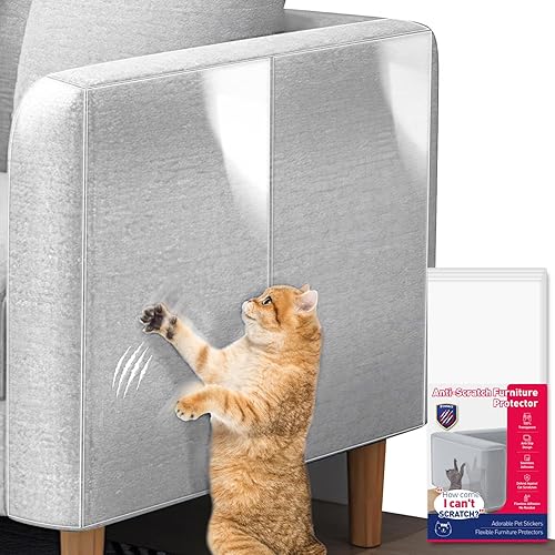 NO PINS】 Eosarcu Cat Scratch Furniture Protector-16 Pack Single