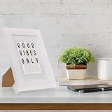 Fabian Clarke London A5 White Wooden Photo Frame with Ice White Mount view 7