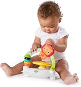 Bright Starts Zig Zag Zebra Baby Walker with Steering Wheel Lights Songs view 3