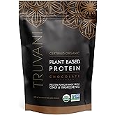 Truvani Vegan Protein Powder | Chocolate | 20g Organic Plant Based Pea Protein | 18 Servings | Keto | Gluten & Dairy Free | Low Carb | No Added Sugar