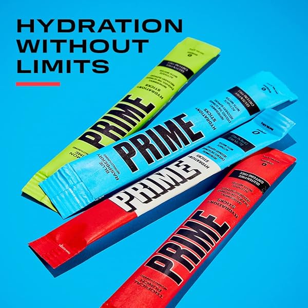 PRIME HYDRATION+ STICKS TROPICAL PUNCH | HYDRATION POWDER SINGLE SERVE STICKS | ELECTROLYTE POWDER ON THE GO | LOW SUGAR | CAFFEINE-FREE | VEGAN | 6 STICKS