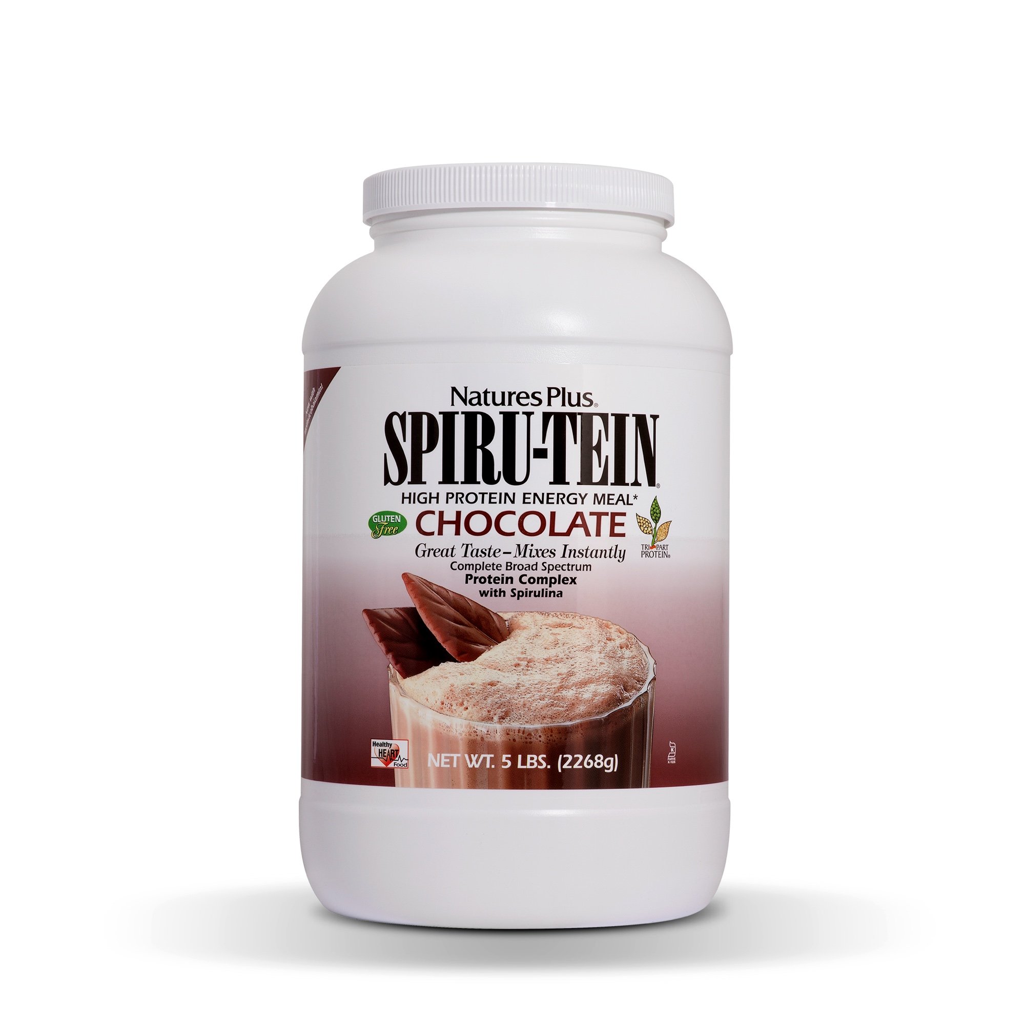 Natures Plus Spirutein Shake Vanilla Flavor 5 lbs