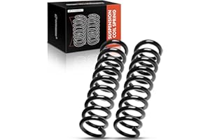 A-Premium 2Pcs Rear Suspension Coil Spring Set Compatible with Mercedes-Benz X204 GLK250 2013-2015, GLK350 2010-2015, Driver 