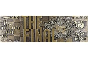 Fanattik Official Harry Potter Quidditch Championship Ticket Limited Edition - Harry Potter Collectible - Only 9995 Worldwide - Harry Potter Gifts