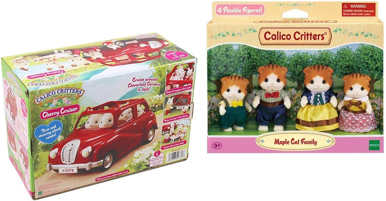 calico critters family camper and cherry cruiser