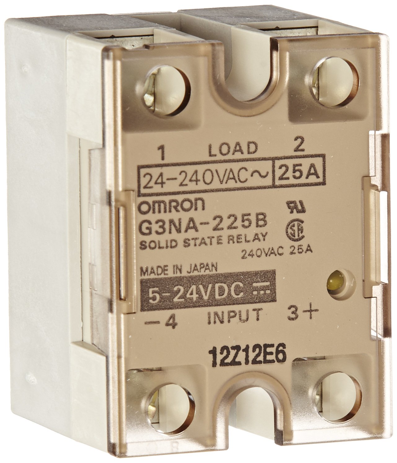Omron G3NA225B DC524 Solid State Relay, Zero Cross Function, Yellow