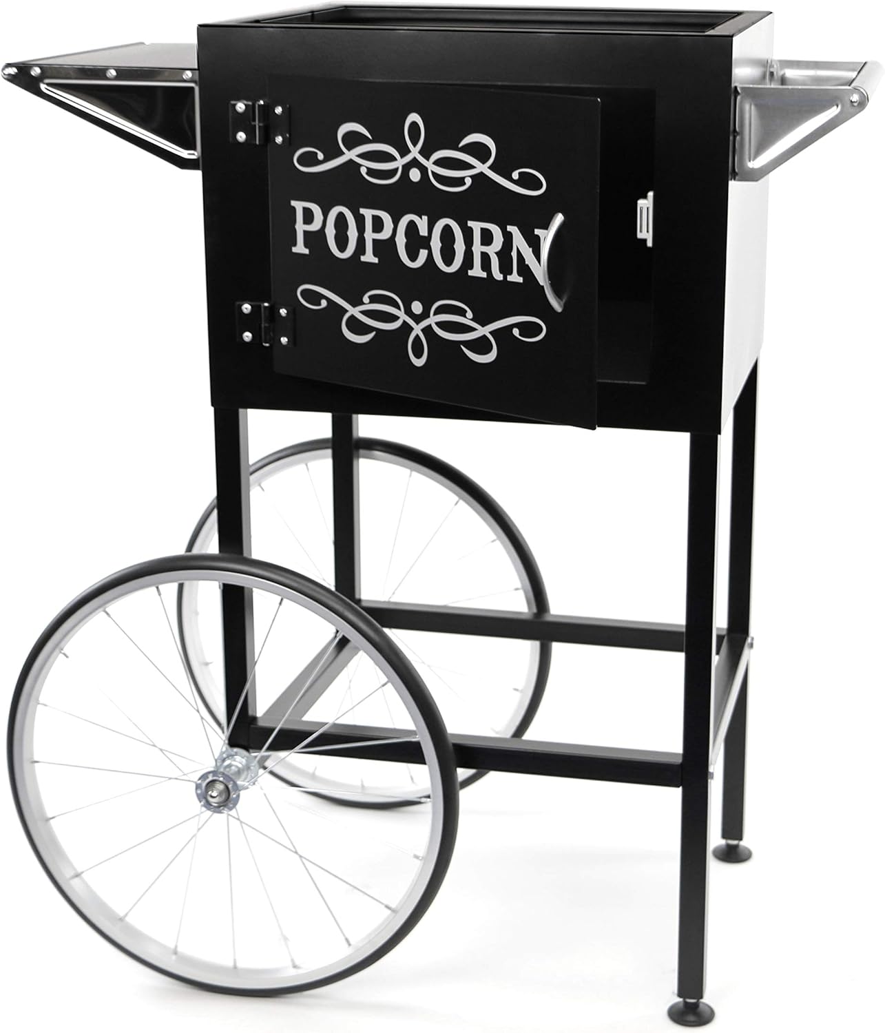 Paramount Popcorn Machine Cart/Trolley - [Color: Black]