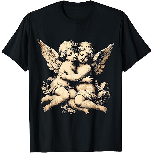 Ozz angelo タンクトップ　キリスト　y2k Y2K Ocasion Rock Angel Top Lg Sheer Cross Wings Embellished