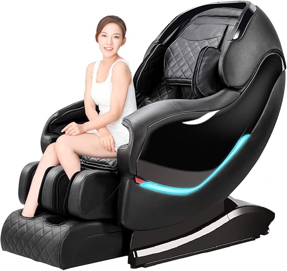 Rrelax Massage Chair Recliner, Zero Gravity SlTrack Full Body Shiatsu