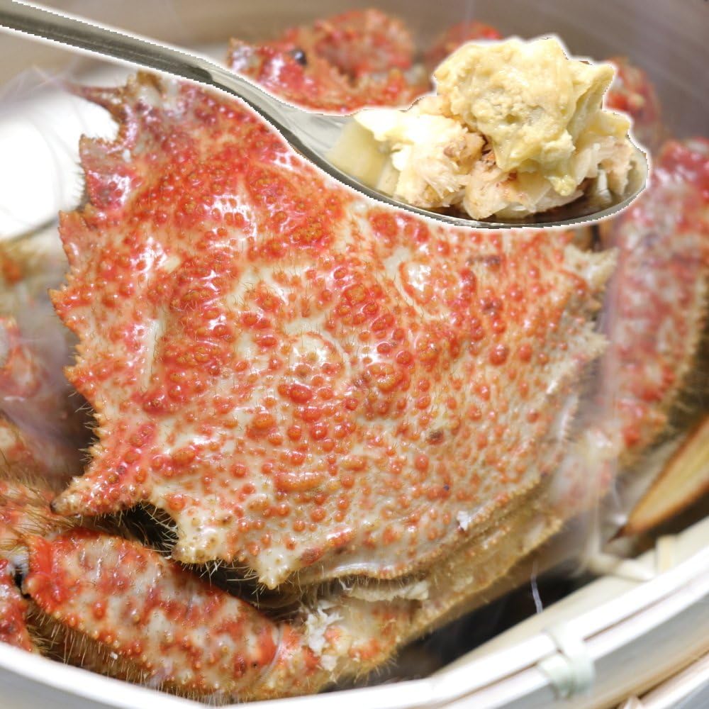 Amazon カニ 1キロ 毛蟹仲間 トゲクリ蟹 オス 1kg 送料無料 かにみそが美味 青森期待の新人商店 カニ 通販