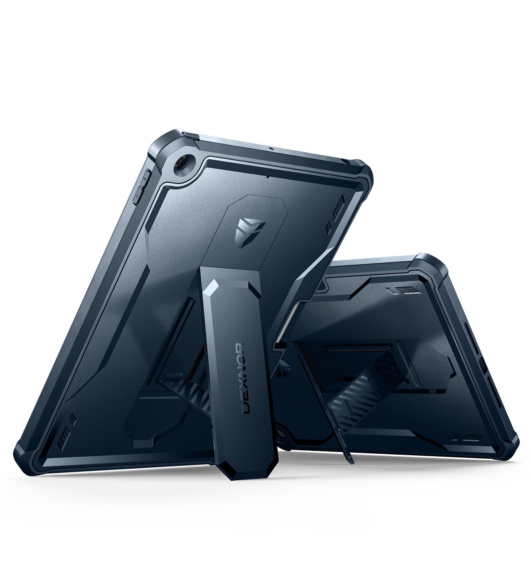 DEXNOR Case for iPad 7/8/9th Generation (2019/2020/2021 Release), 360 Protective full body Case with Built-in Screen Protector Bumper Case for iPad 10.2 inch(7/8/9th) - Navy Blue — image 1