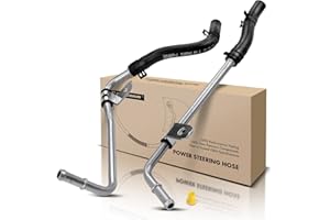 A-Premium Power Steering Return Hose Line Assembly Compatible with Hyundai Santa Fe 2006 2007 2008 2009 2.7L 3.3L Union to Cooler