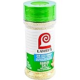 Lawry's 25% Less Sodium Garlic Salt with Parsley, 5.62 oz (Pack of 6)