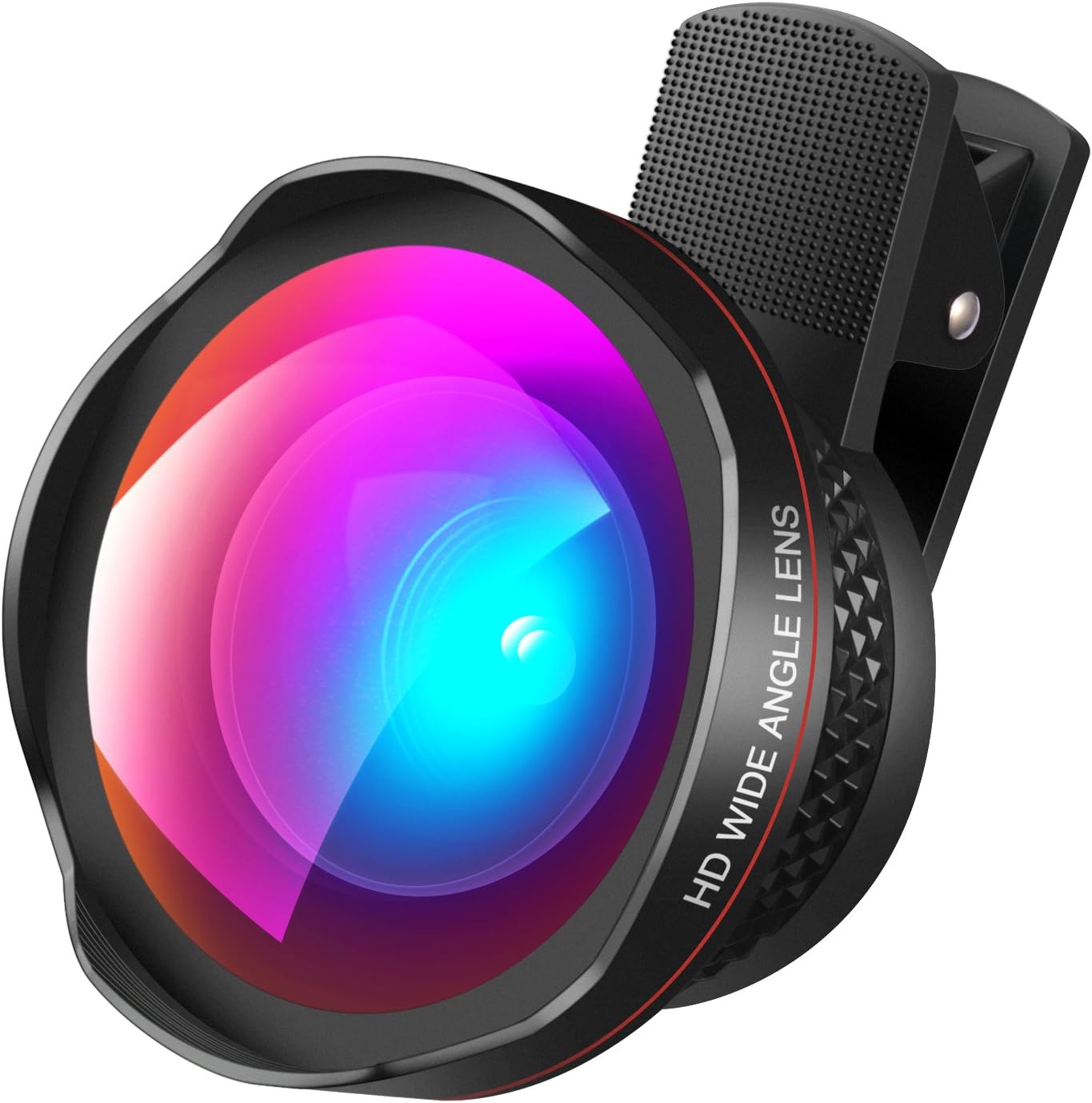 AMIR Cell Phone Lens, 2 in 1 Professional HD Camera Lens Kit, 0.45X Super Wide Angle Lens + 15X Macro Lens, Clip-On Cell Phone Lens for iPhone X / 8/7 / 6s / 6/5, Samsung Galaxy & Smartphones