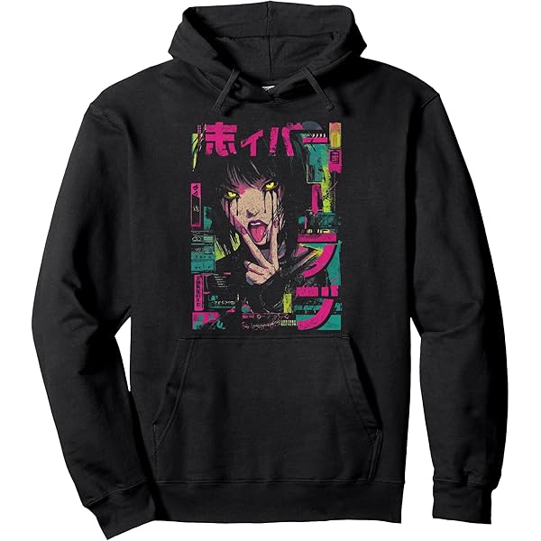 Amazon.com: Bioworld Chainsaw Man Blood Fiend Long Sleeve Black