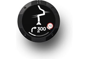 Beeline Moto II - Next Gen Motorcycle GPS Tracker | Compact Design, Waterproof Build, Simple Display & 14-Hour Battery |Glove Friendly Motorcycle Sat Nav Perfect for Adventure & Daily Commutes (Black)