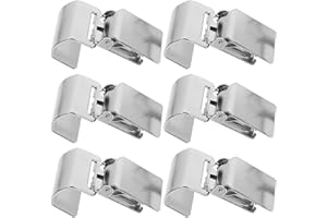 VALICLUD 6pcs Stainless Steel Rug Hangers Heavy Duty Carpet Clips Quilt Clamps for Hanging Tapestry