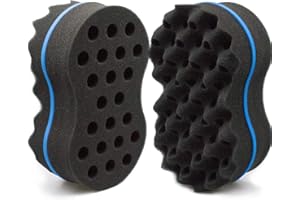 Hair Twist Sponge Brush Two Sides Dread Dreading Wave Twisting Foam Afro Barber Curl Sponge for Women and Men Boy Girl Small 