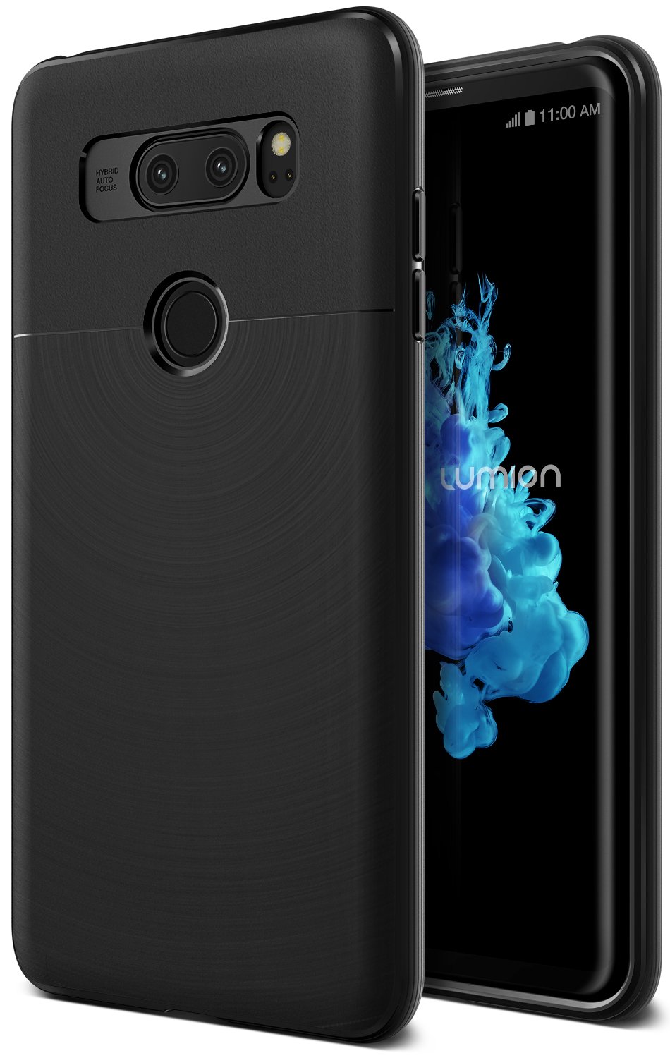 LG V35 Case/LG V30 Case/LG V30+ Case/LG V30S Case, Ultra Slim Thin Fit Protective Armor Defender Flexible Anti-Slip TPU Cover for LG V35 ThinQ/LG V30 (Pro-fit - Black)