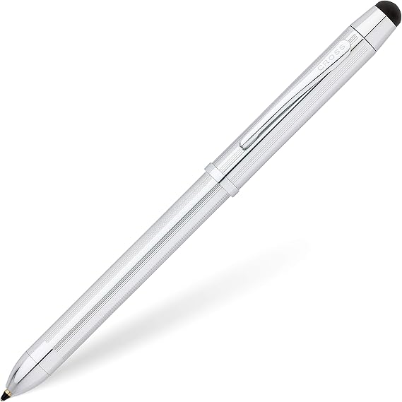 Cross Tech3+ Multifunction Pen with Stylus Lustrous Chrome with Chrome