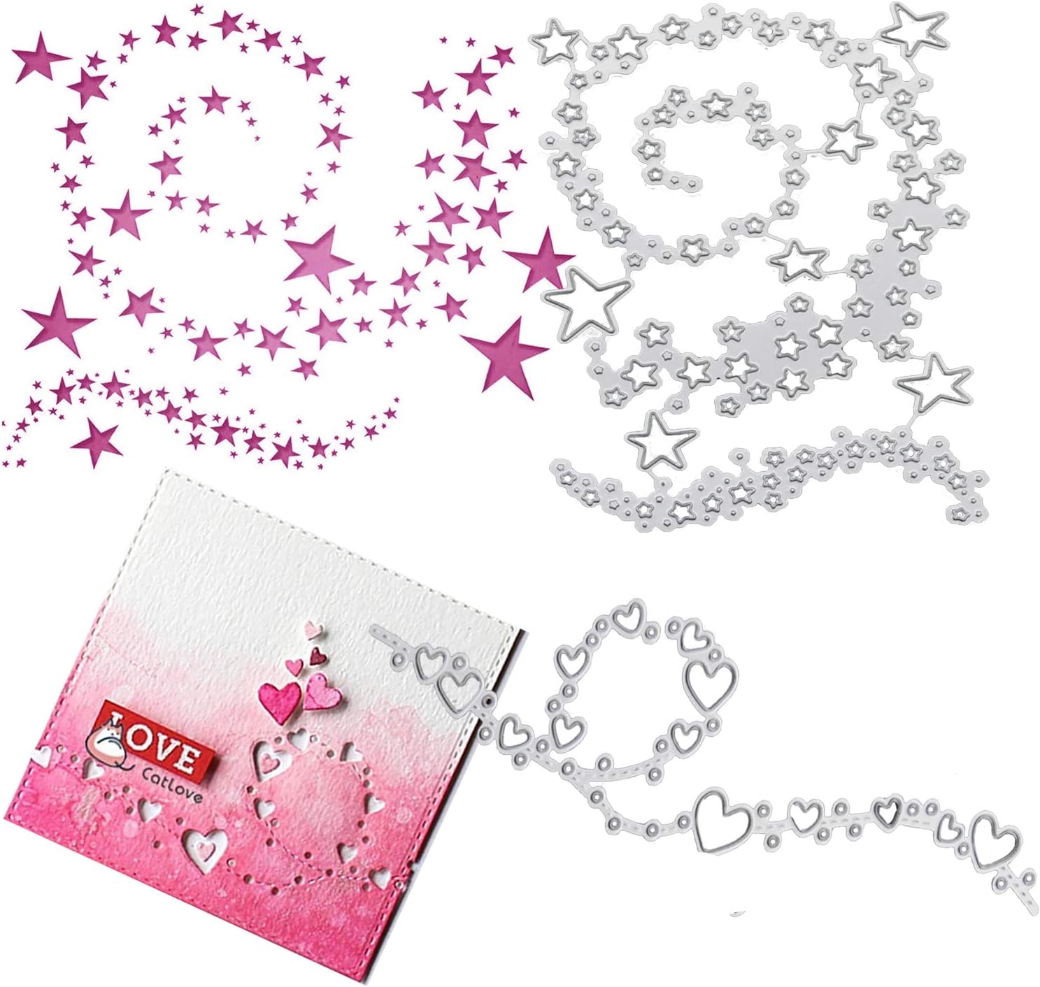 Fustelle Per Pasqua - 3 Pezzi In Metallo Con Conigli E Uova | Per Scrapbooking E Biglietti Fai Da Te - Foto 4