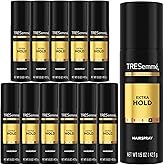 TRESemm&eacute; Travel Hairspray Bulk, Extra Hold 12-Pack, 1.5 Oz Ea | 24H Hold &amp; Frizz Control | Professional Quality Mini Hair Spray Bundle | Travel-Size Hair Styling Products for Women