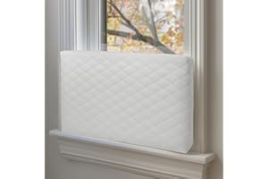 Toutgood Indoor AC Unit Cover, Double Insulation Air Conditioner Cover for Inside Units, Adjustable and High Elasticity (M: 21"x15"x3.5")