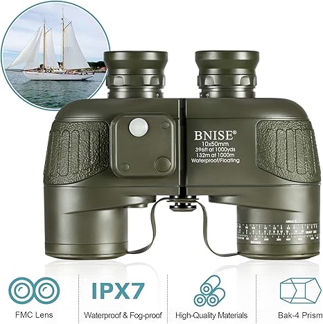 binoculars with compass and rangefinder