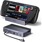 UGREEN Steam Deck Dock 6-in-1 4K@120Hz HDMI 2.1, 100W PD, USB-A & USB C 3.0, Gigabit Ethernet, Dock for Rog Xbox Ally 2025, Steam Deck, ROG Ally, Region Go, MacBook
